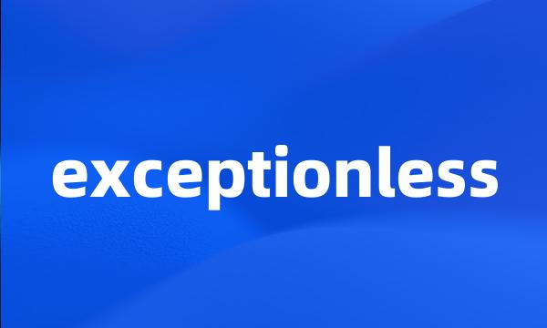 exceptionless