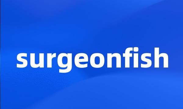 surgeonfish