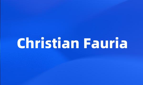 Christian Fauria