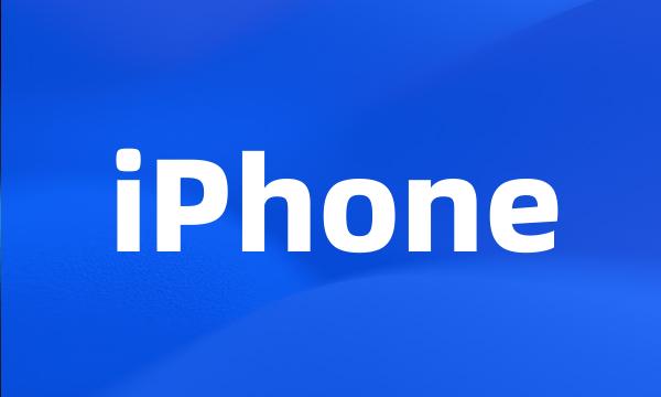 iPhone