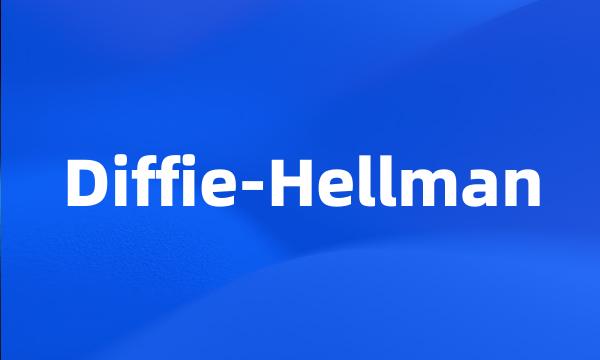 Diffie-Hellman