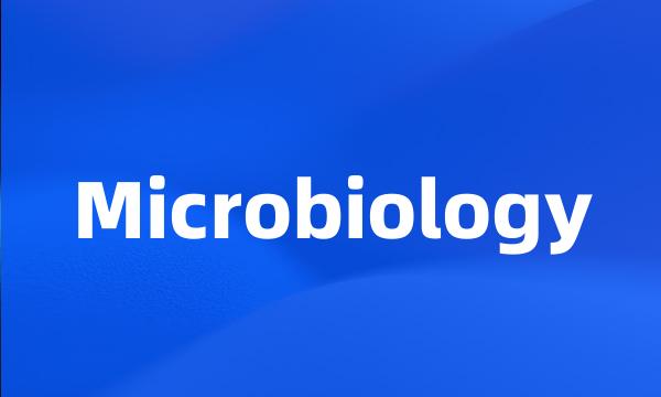 Microbiology