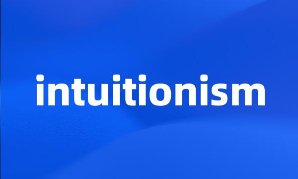 intuitionism