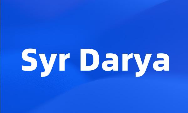 Syr Darya