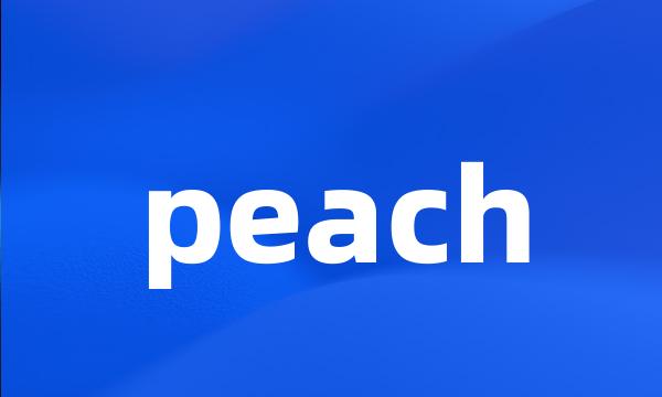 peach