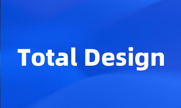 Total Design