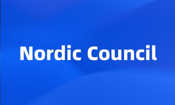 Nordic Council