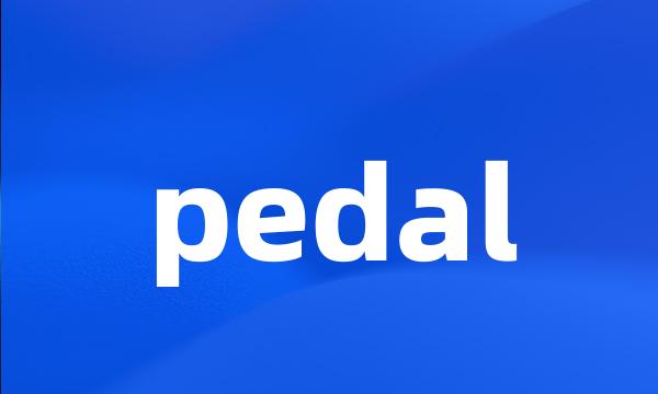 pedal