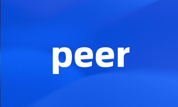 peer