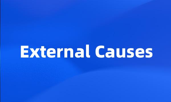 External Causes