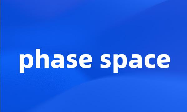 phase space