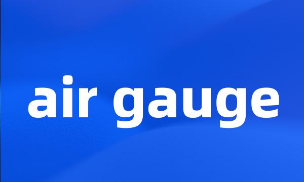 air gauge