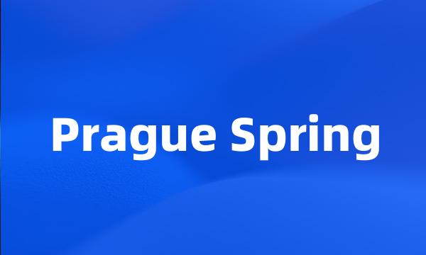 Prague Spring