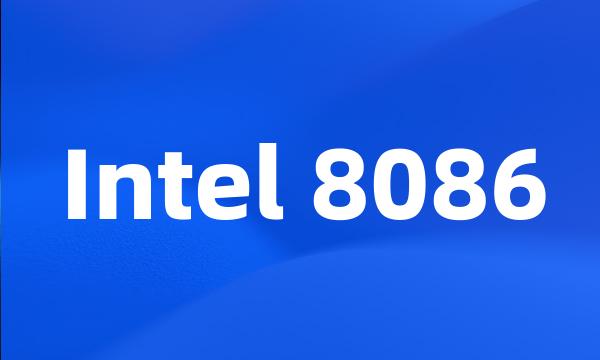 Intel 8086