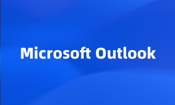 Microsoft Outlook