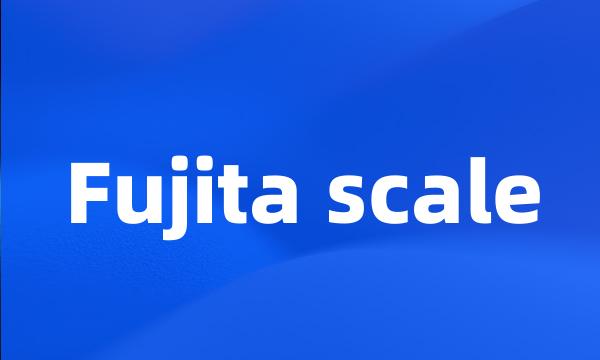 Fujita scale