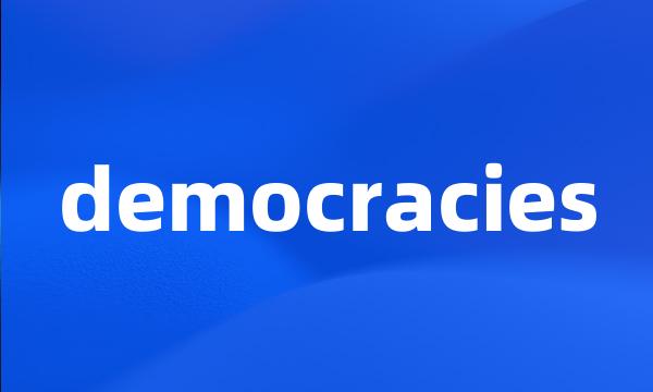 democracies