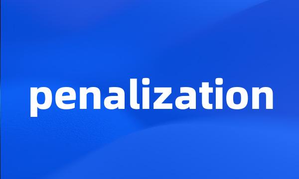 penalization