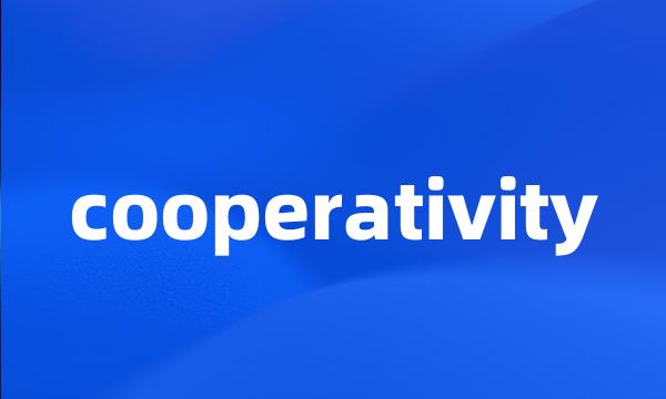 cooperativity