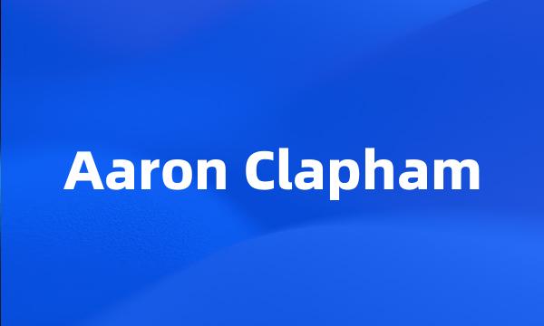 Aaron Clapham