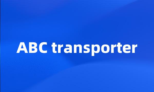 ABC transporter