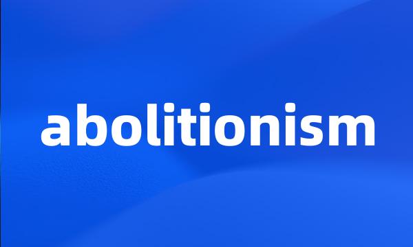 abolitionism