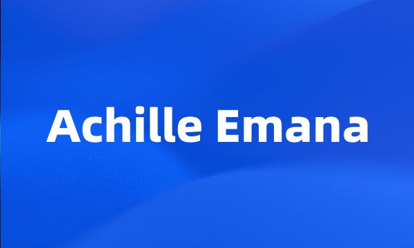 Achille Emana