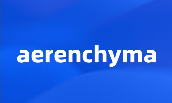 aerenchyma