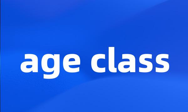 age class