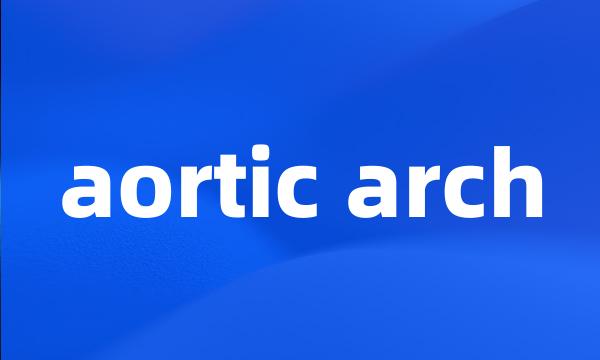 aortic arch