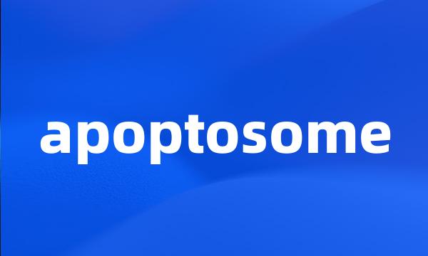 apoptosome