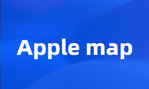 Apple map