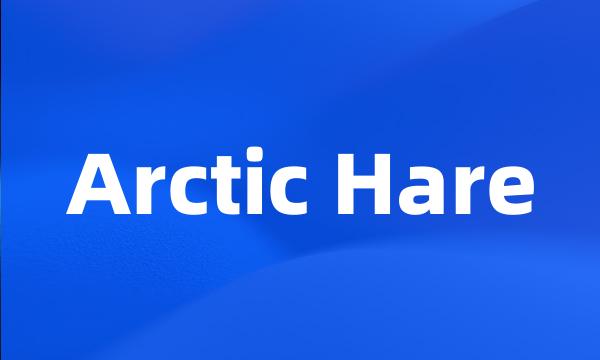 Arctic Hare