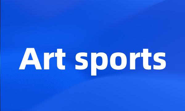 Art sports