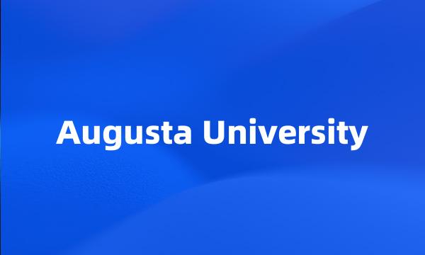 Augusta University