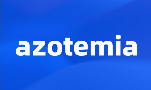 azotemia