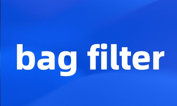 bag filter