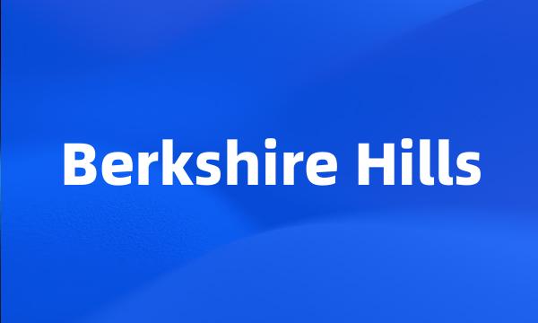 Berkshire Hills