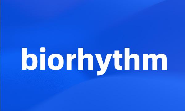 biorhythm