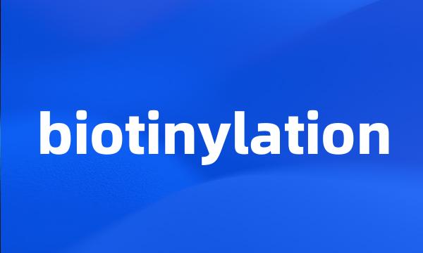 biotinylation