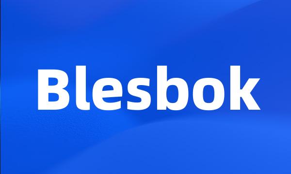 Blesbok