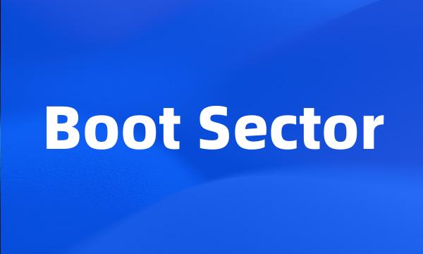 Boot Sector