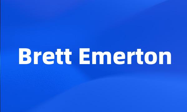 Brett Emerton