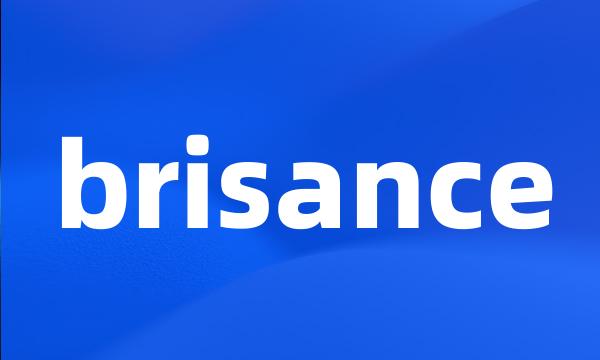 brisance