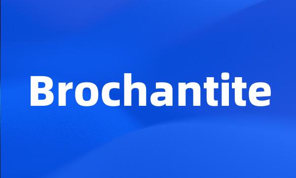 Brochantite