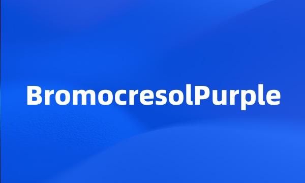 BromocresolPurple