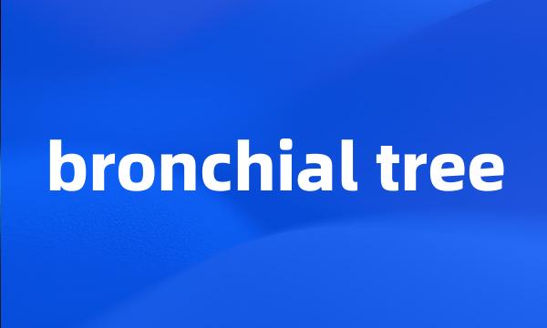 bronchial tree