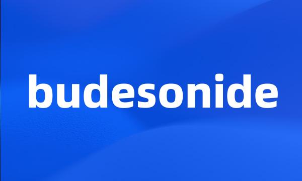 budesonide