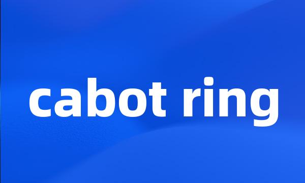 cabot ring