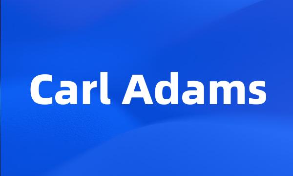 Carl Adams